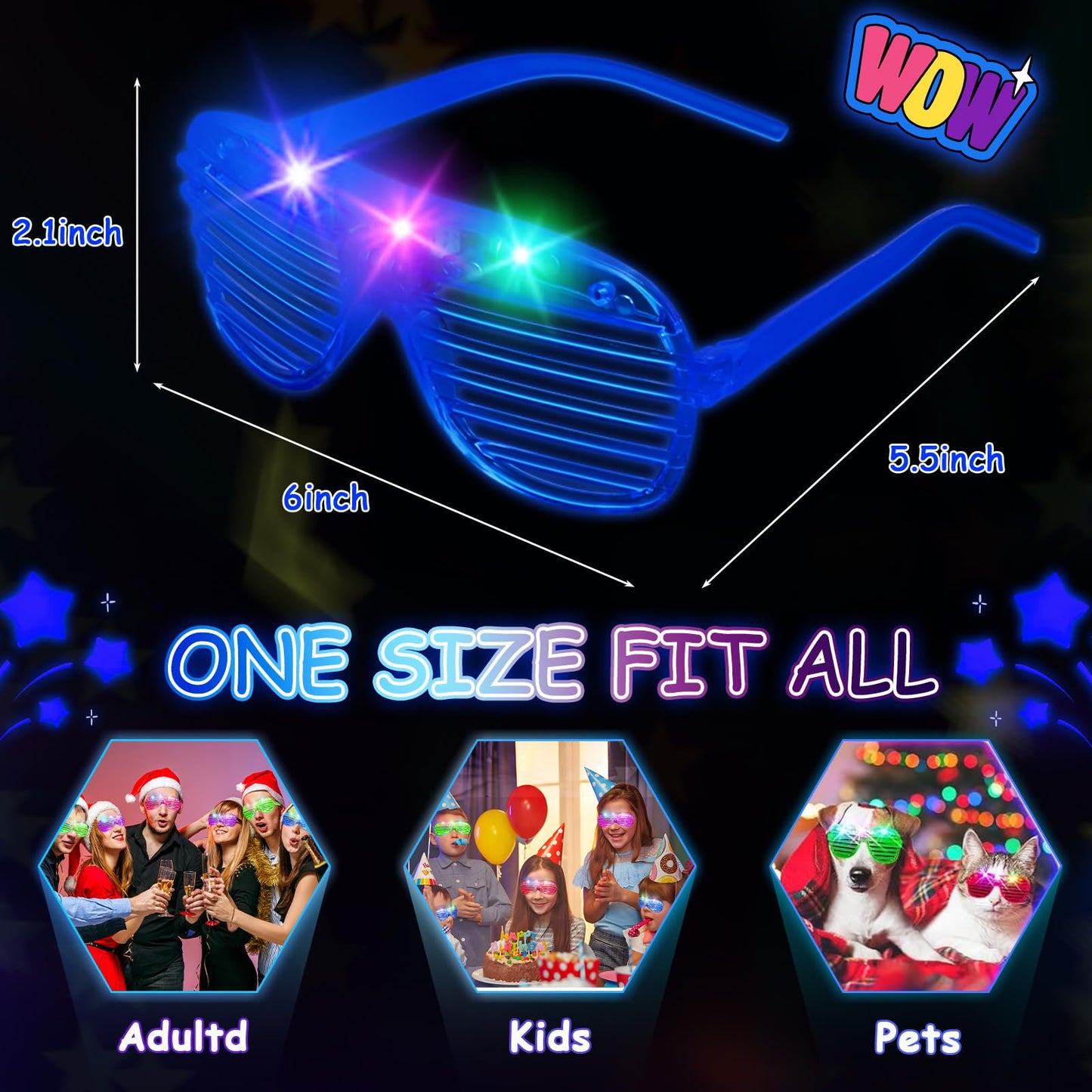OLUPP Glow in the Dark Party Supplies
