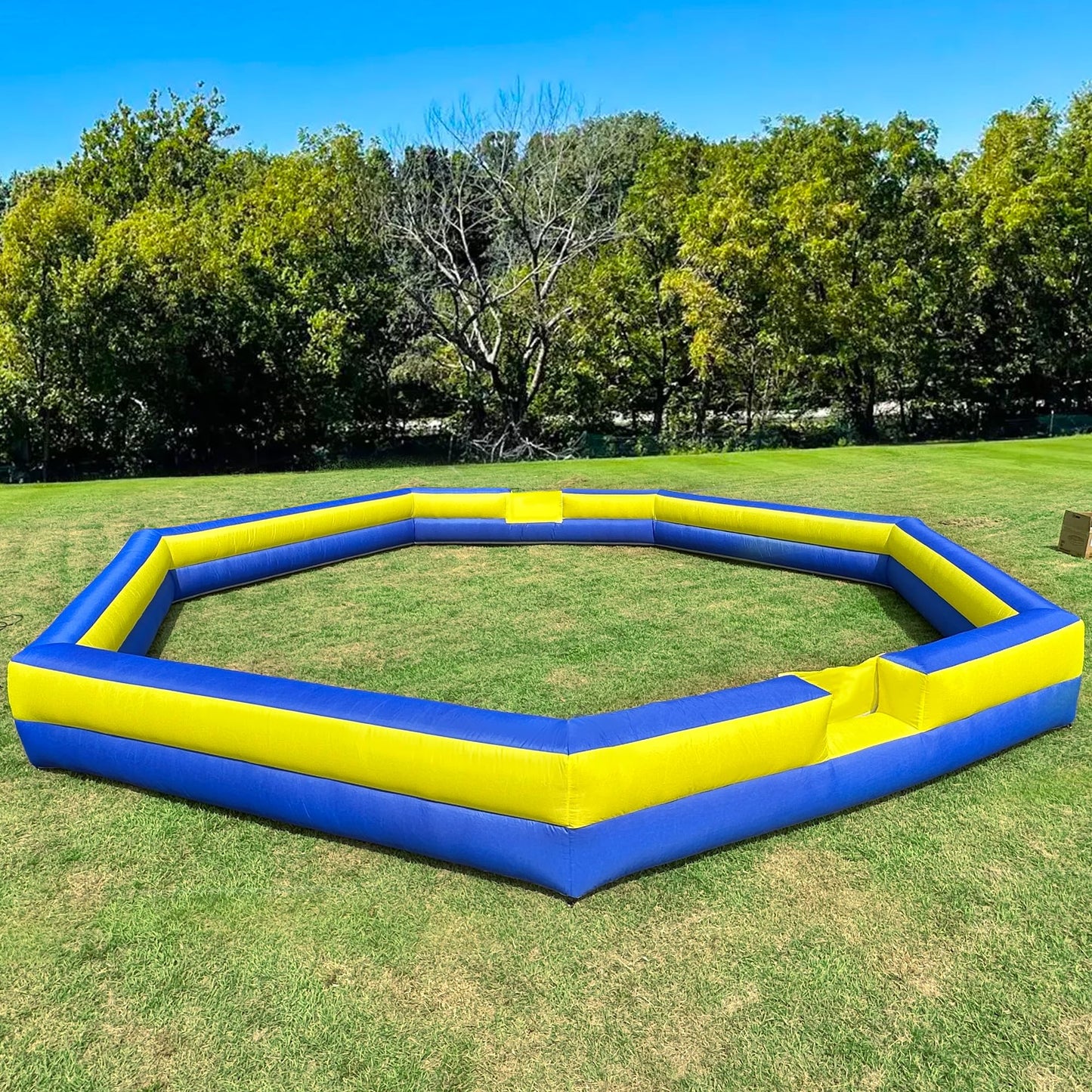 Inflatable Gaga Ball Pit with Built-In Blower