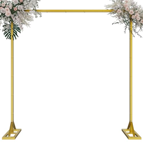 8.2 Ft Adjustable Square Backdrop Stand for Weddings & Events