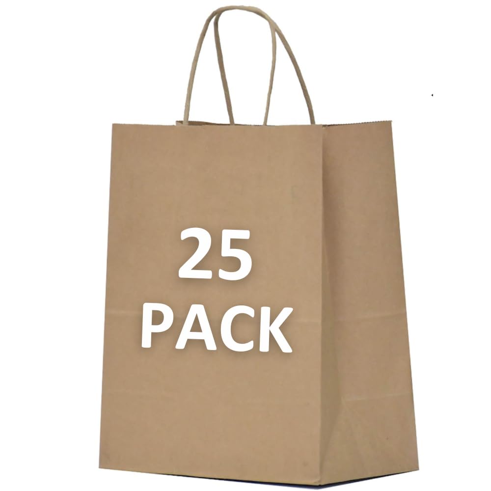 Qutuus Kraft Shopping Bags 10x5x13