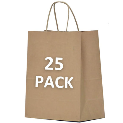 Qutuus Kraft Shopping Bags 10x5x13