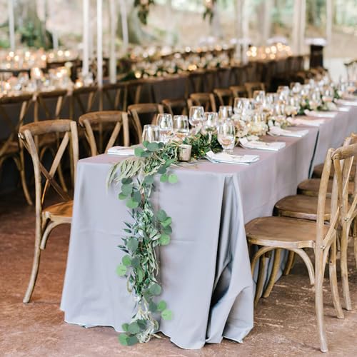 18-Piece Artificial Eucalyptus Garland for Wedding & Table Decor