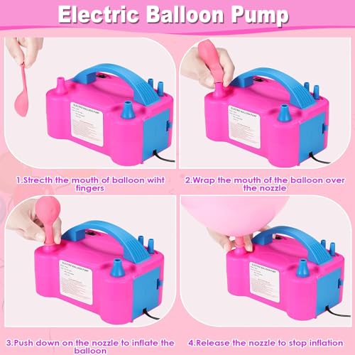 Adjustable Balloon Arch Kit with Electric Pump & Accessories