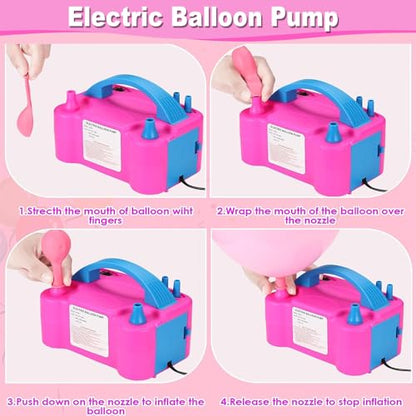 Adjustable Balloon Arch Kit with Electric Pump & Accessories