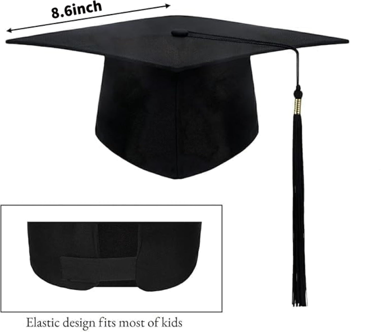 30-Pack Preschool Graduation Caps with Tassels