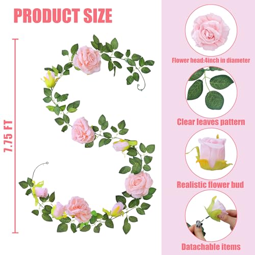 Sggvecsy Artificial Rose Vine