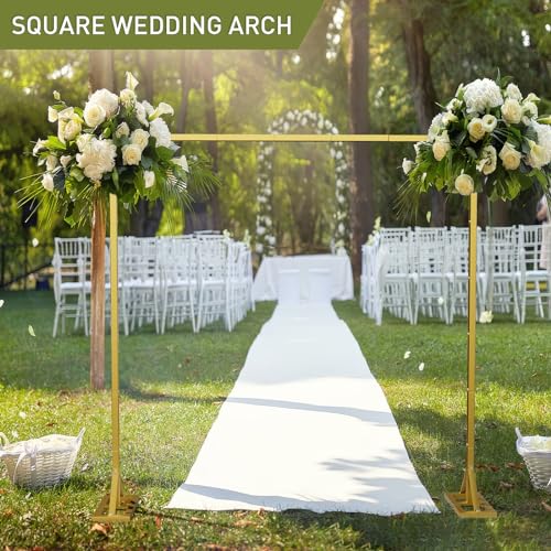 8.2 Ft Adjustable Square Backdrop Stand for Weddings & Events