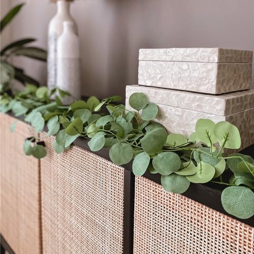 18-Piece Artificial Eucalyptus Garland for Wedding & Table Decor
