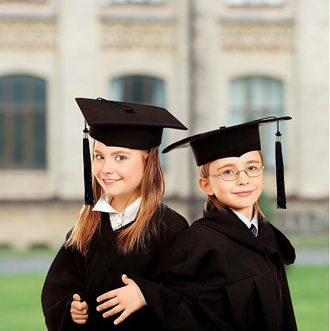 30-Pack Preschool Graduation Caps with Tassels