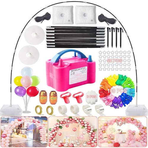 Adjustable Balloon Arch Kit with Electric Pump & Accessories