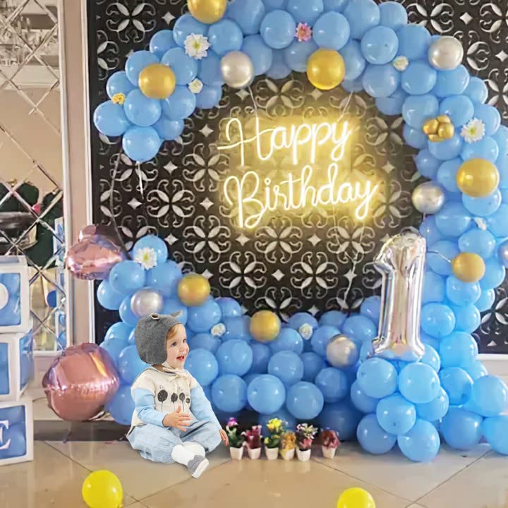 Gold Round Metal Balloon Arch and Backdrop Stand