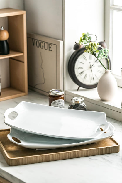 LAUCHUH Serving Tray with Handle