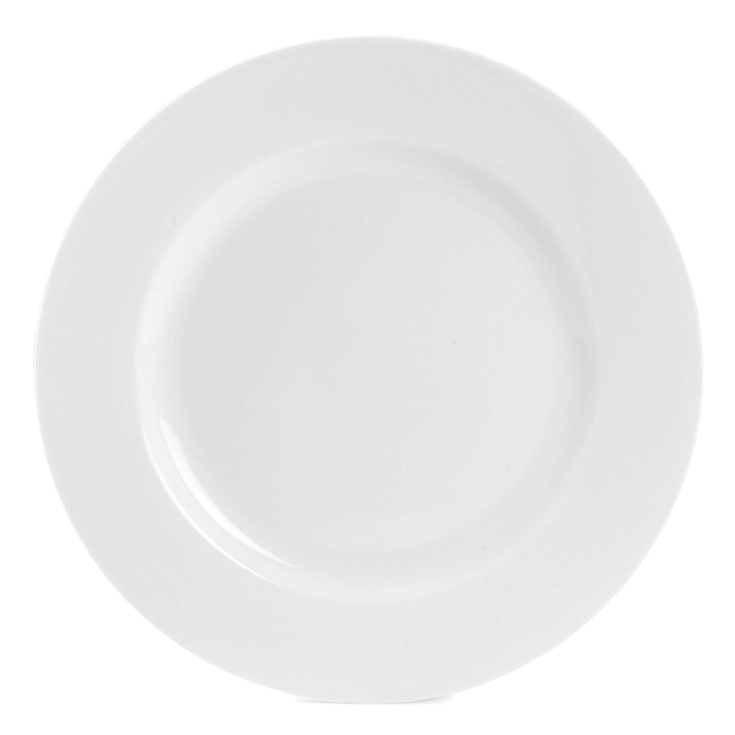 Everyday White by Fitz and Floyd Classic Rim 16 Piece Dinnerware Set, Service for 4