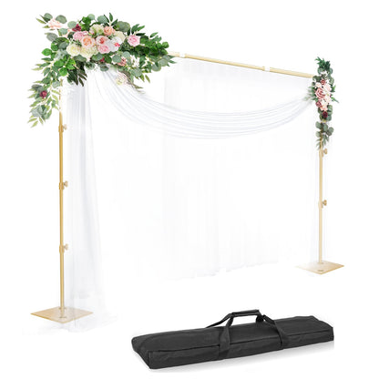 Heavy-Duty Adjustable Backdrop Stand with Steel Base