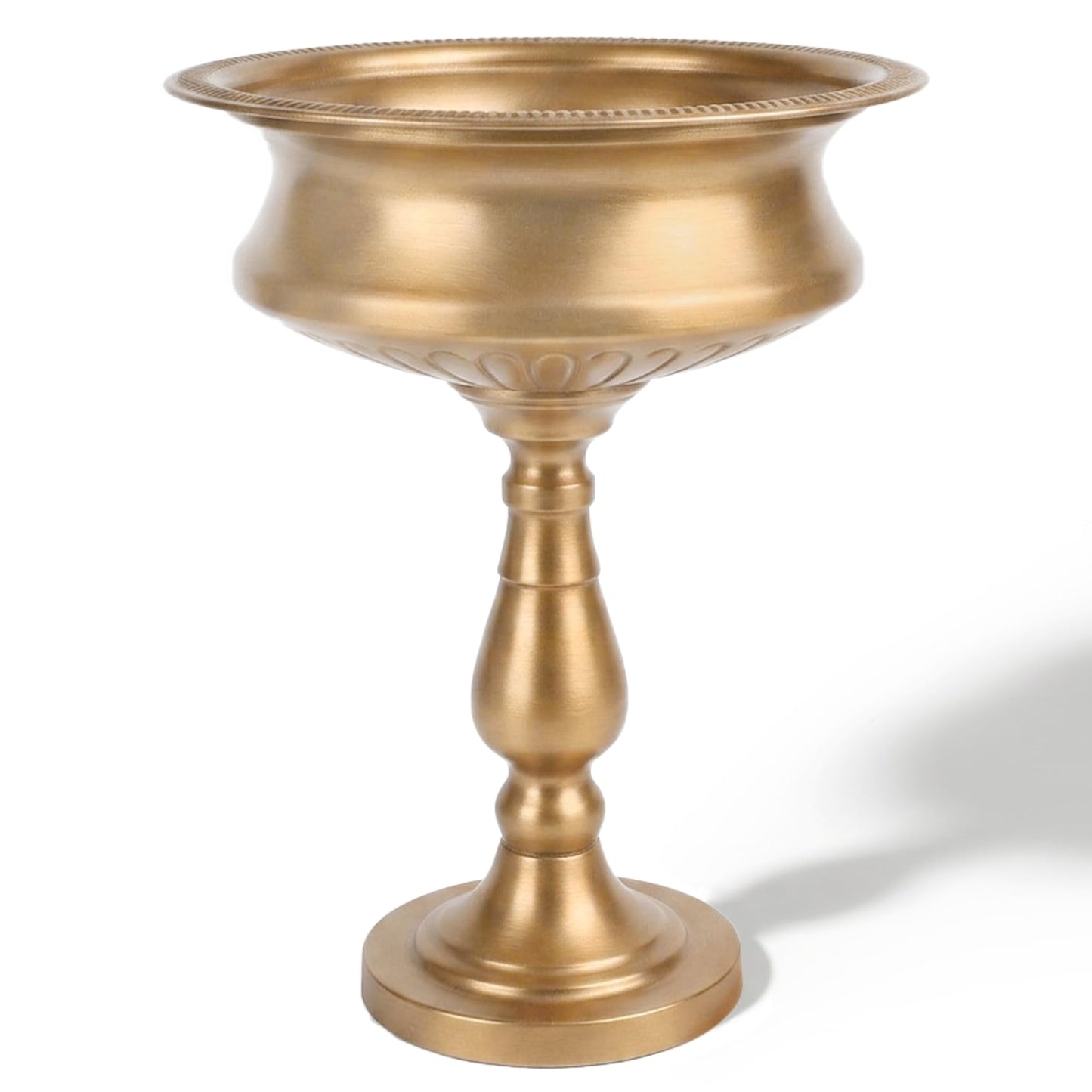 Classic Metal Trumpet Urn Vase for Wedding Centerpieces