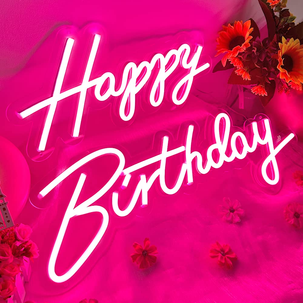 Party Neon Sign for Birthday
