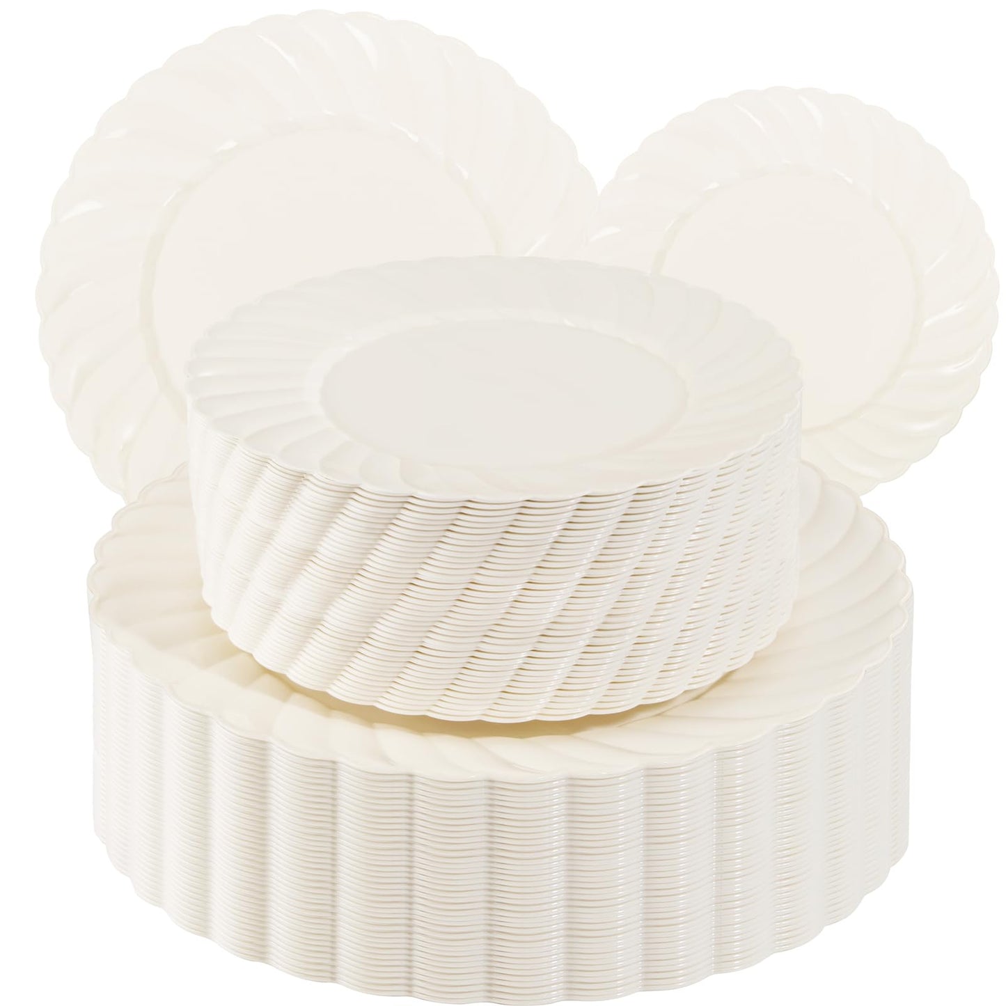 U-QE Black Plastic Plates
