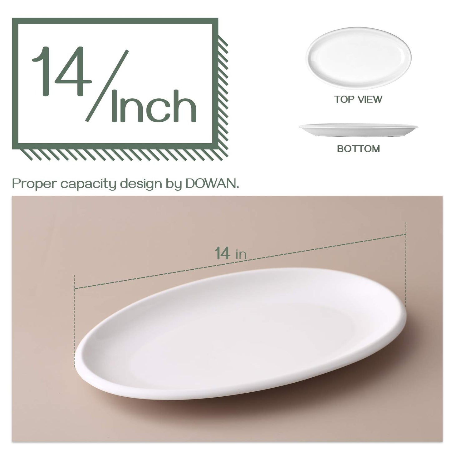 DOWAN Oval Platters