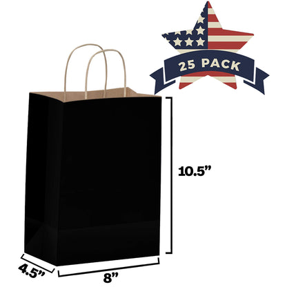 Qutuus Kraft Shopping Bags 10x5x13