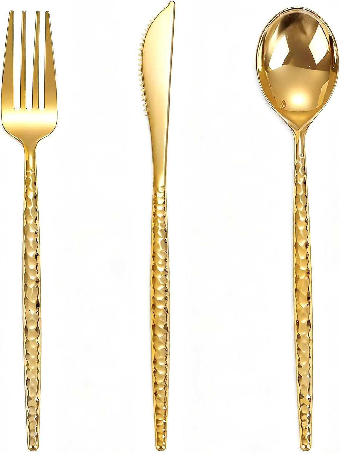 144-Piece Silver Disposable Cutlery Set for Parties and Weddings