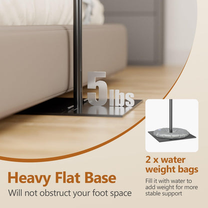 Heavy-Duty Adjustable Backdrop Stand with Steel Base