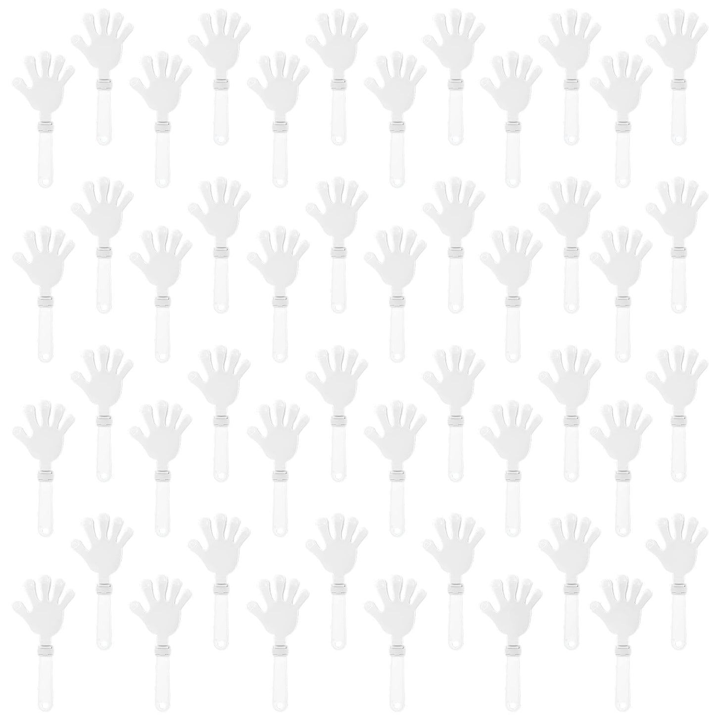 100-Piece Plastic Hand Clappers Party Noisemakers