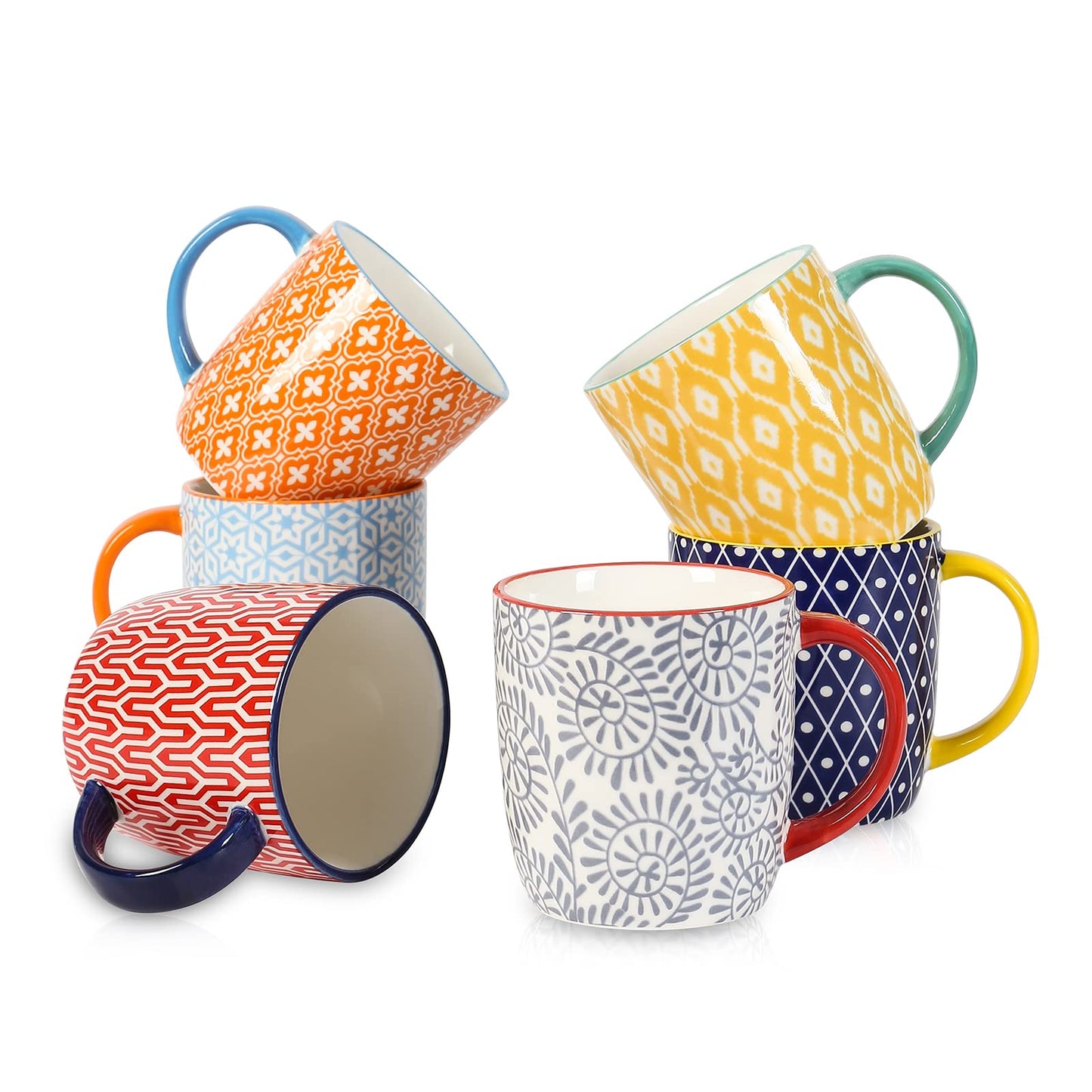 Selamica Printing Mug Set of 6