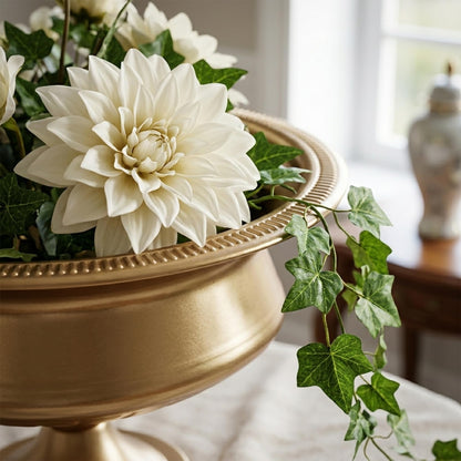 Classic Metal Trumpet Urn Vase for Wedding Centerpieces