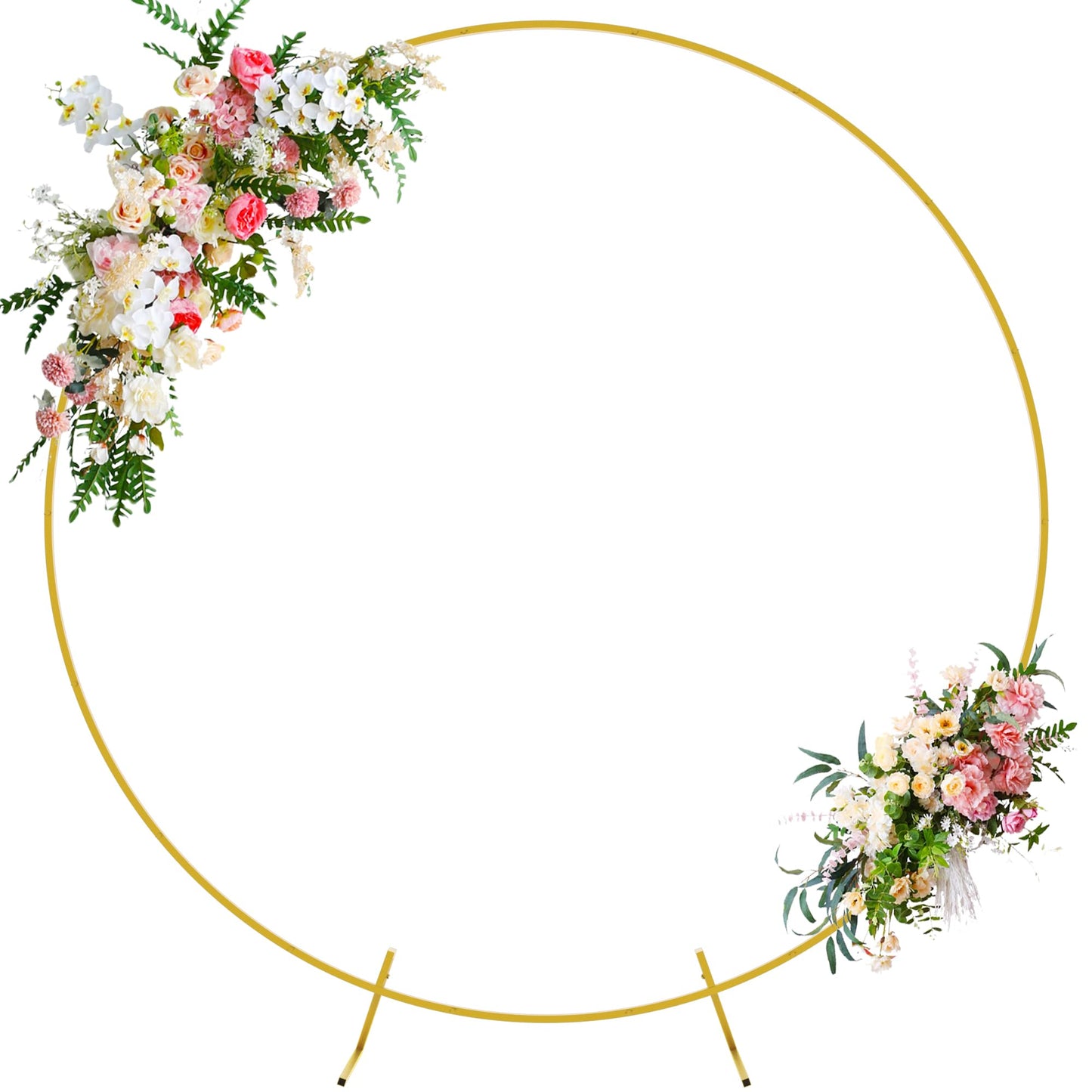 Round Metal Balloon Arch and Backdrop Stand
