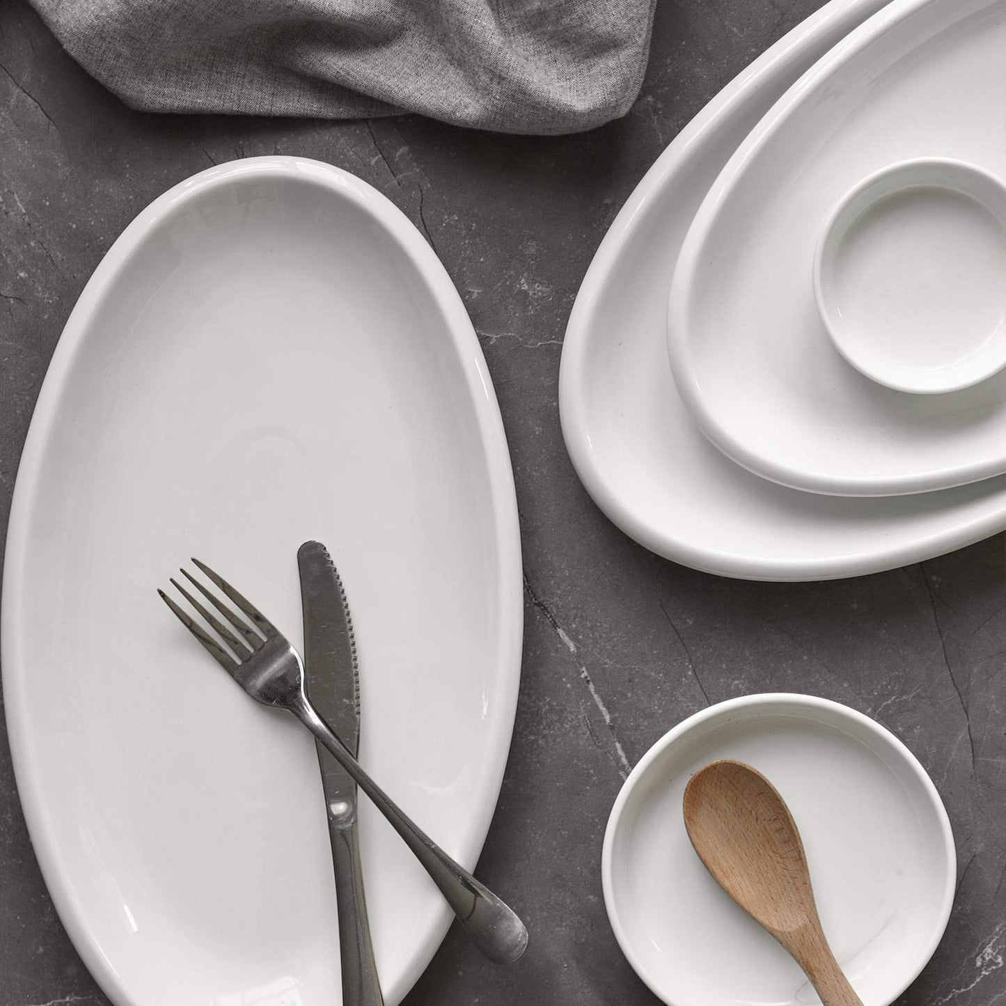 DOWAN Oval Platters