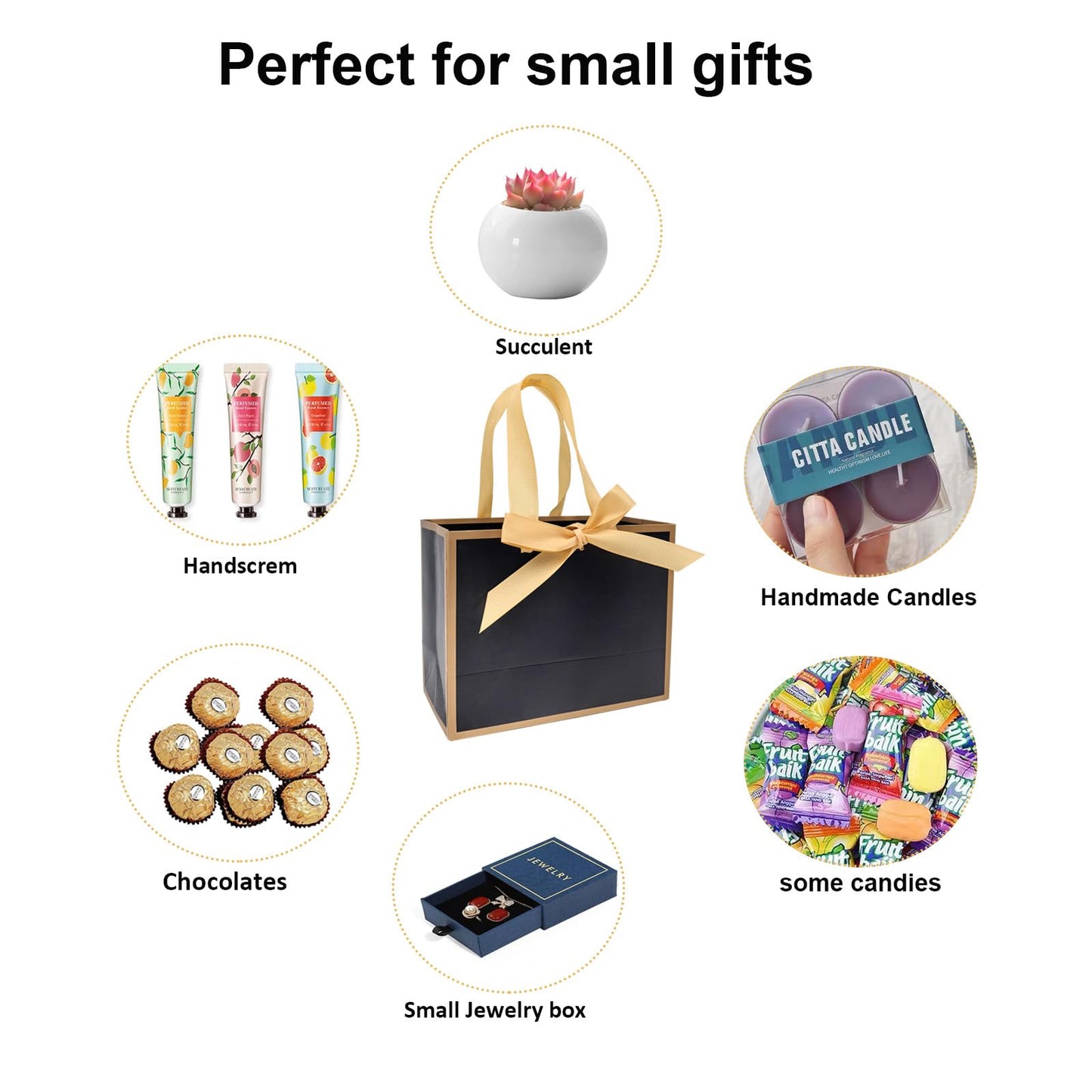 6.4 * 3.1 * 5.1 Gift Bags
