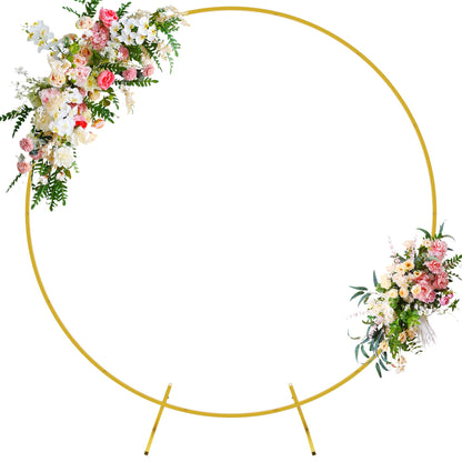 Round Metal Balloon Arch and Backdrop Stand
