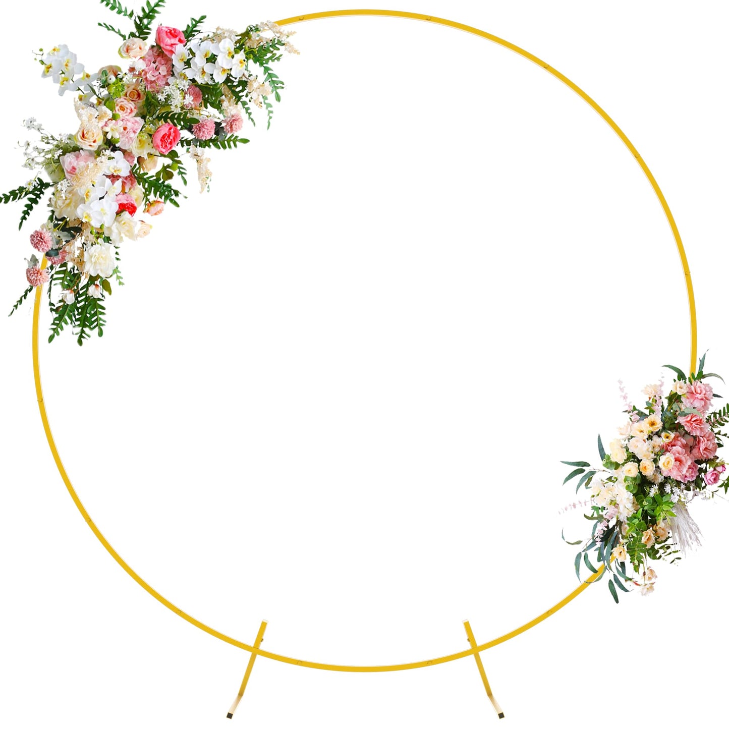 Round Metal Balloon Arch and Backdrop Stand