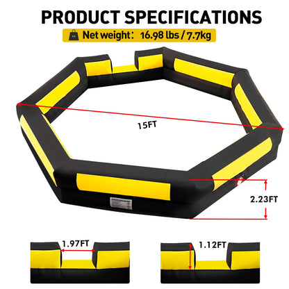 WARSUN Gaga Ball Pit Inflatable with Powerful Blower