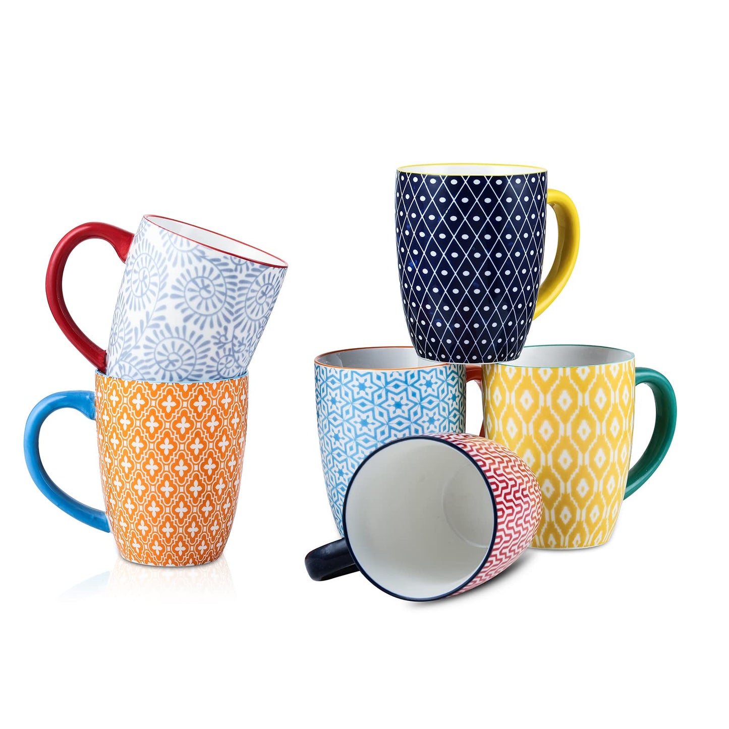Selamica Printing Mug Set of 6