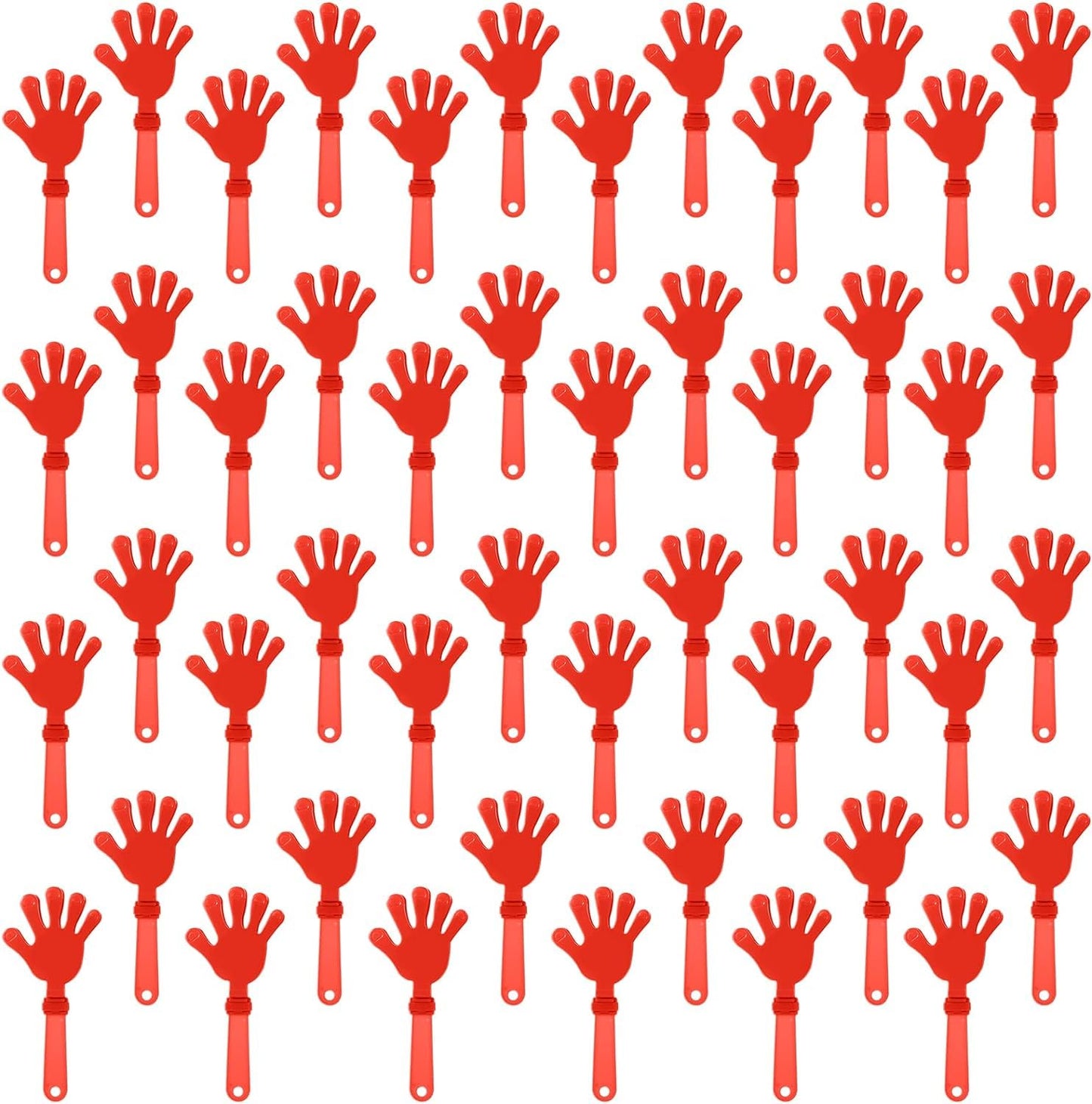 100-Piece Plastic Hand Clappers Party Noisemakers