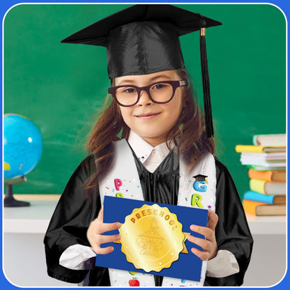 24-Piece 2026 Preschool Graduation Cap and Gown Set
