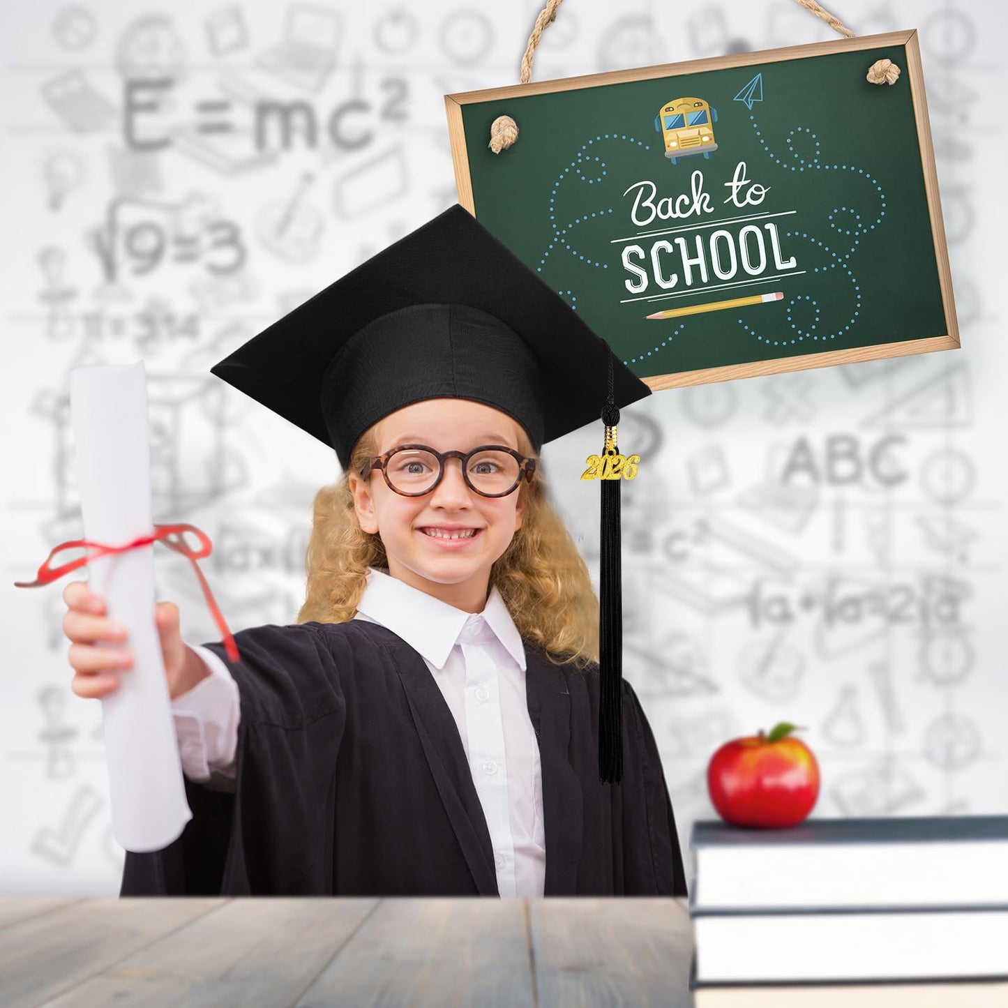 Child-Size 2026 Preschool Graduation Caps with Tassels