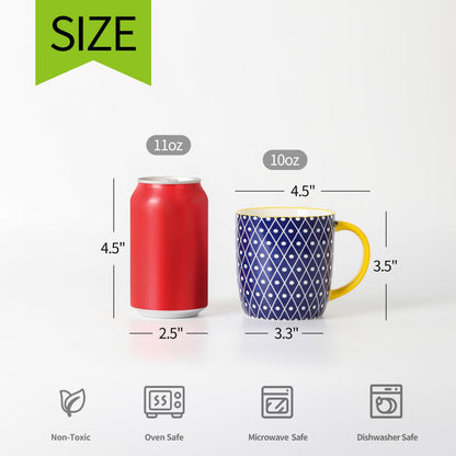 Selamica Printing Mug Set of 6