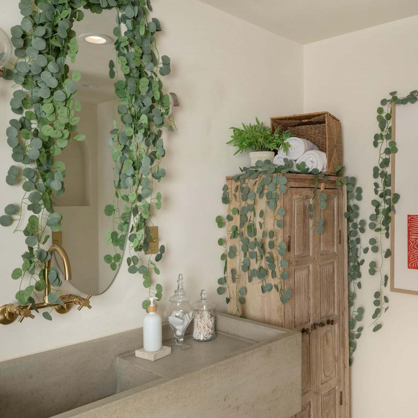 Artificial Eucalyptus Garland for Wedding & Event Decor