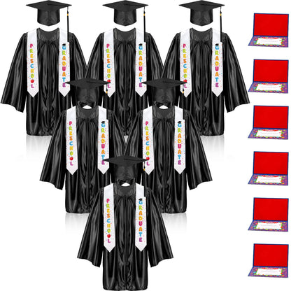 24-Piece 2026 Preschool Graduation Cap and Gown Set