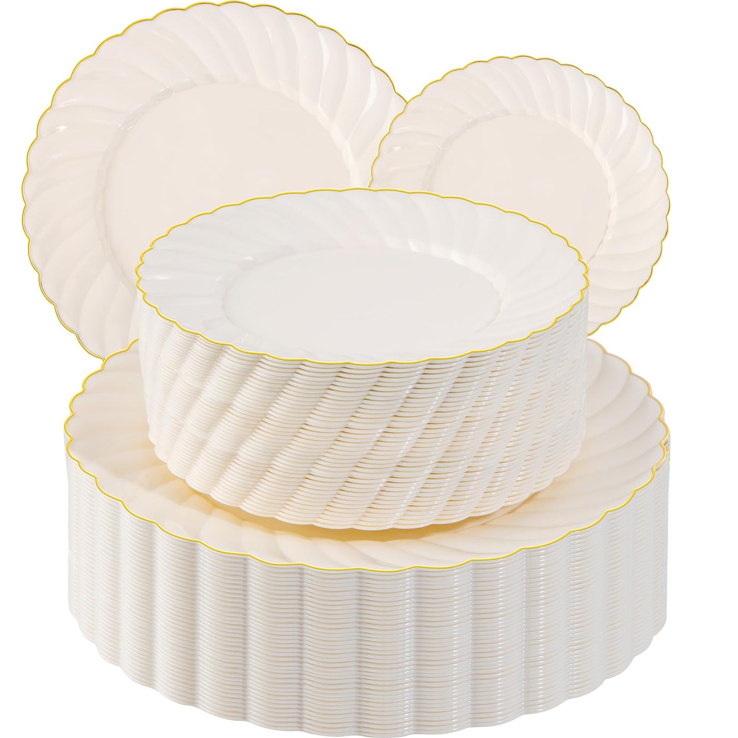 U-QE Black Plastic Plates