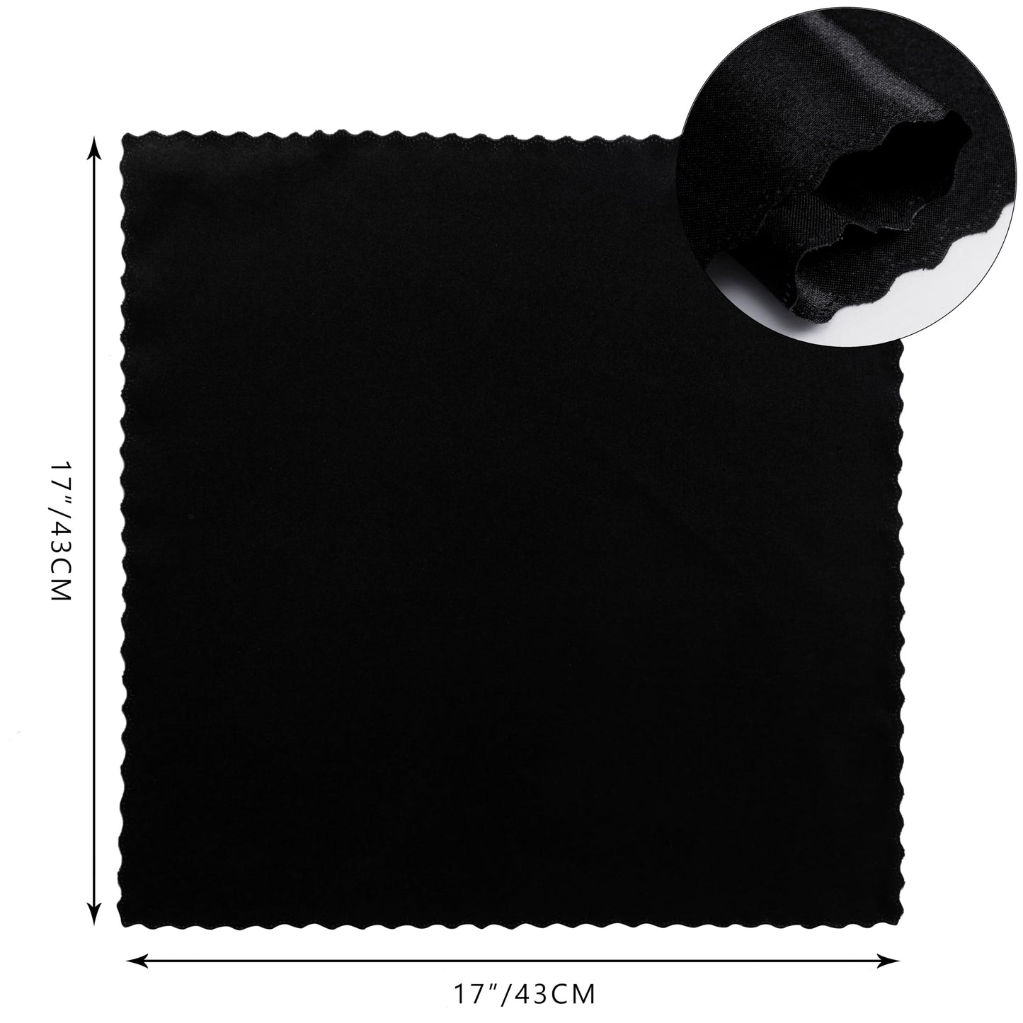 Square Satin Cloth Dinner Napkins for Weddings and Events