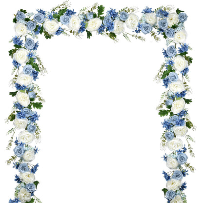 DearHouse 2Pack Artificial Peony Flower Garland