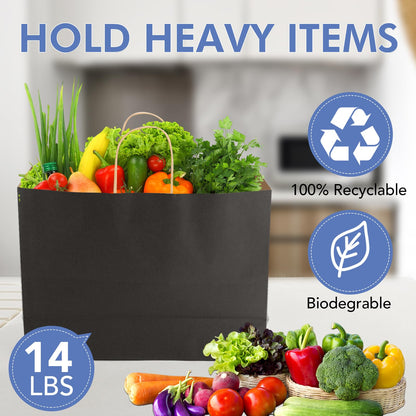 XPCARE Kraft Paper Bags with Handles Bulk