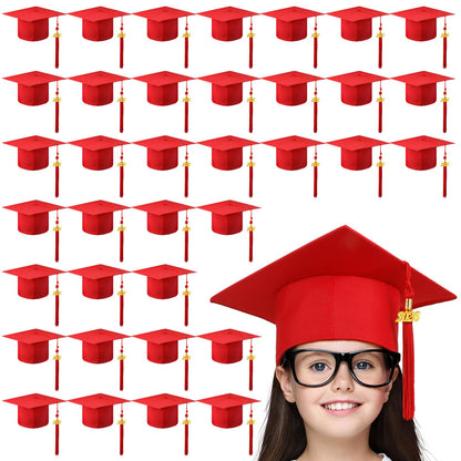 Child-Size 2026 Preschool Graduation Caps with Tassels
