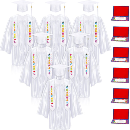 24-Piece 2026 Preschool Graduation Cap and Gown Set