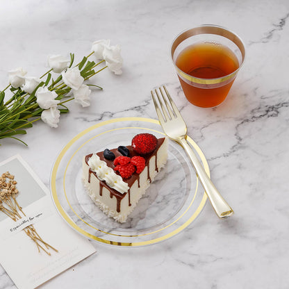 BESTVIP Disposable Plates Set