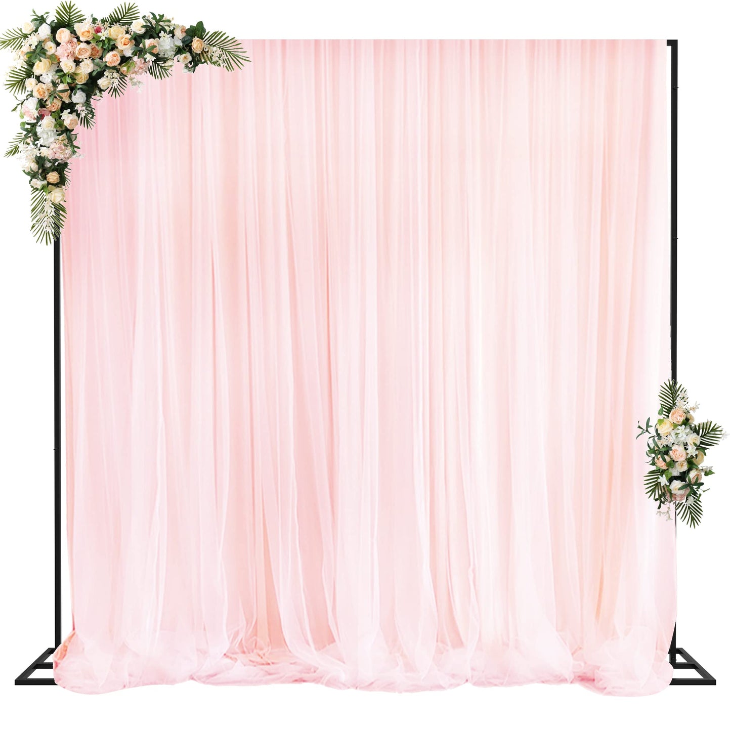 10 x 10 Ft Heavy-Duty Metal Backdrop Stand for Events