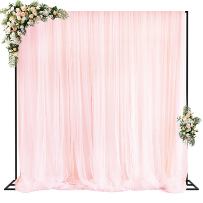 10 x 10 Ft Heavy-Duty Metal Backdrop Stand for Events